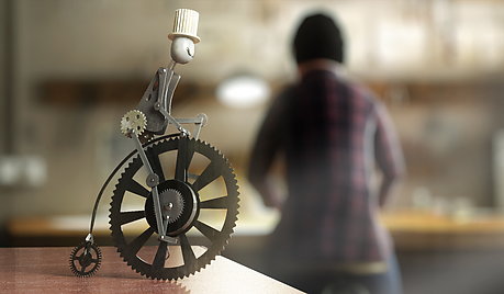 Image of session Portrait of a wind up maker